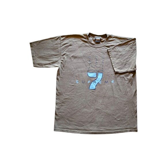 Vintage 90s Damani Dada Supreme T-Shirt Olive Green - Men's XXL - Picture 1 of 5